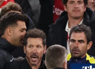 Simeone blames fan row after Liverpool winner on ‘getting insulted all game’