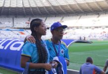 Uma paixão pelo Cruzeiro que ultrapassa gerações: Cleres e sua filha Aline