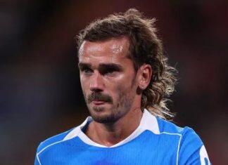 Griezmann presenteia estrela do Liverpool após confronto pela Champions League