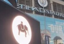 Take That tour clue appears on Manchester Etihad Stadium and fans are going wild