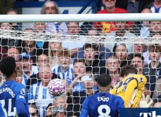 Maxim De Cuyper and Danny Welbeck pounce late as Brighton punish 10-man Chelsea