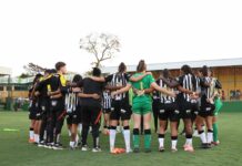 Vingadoras goleiam o Itabirito, e dividem a liderança do Campeonato Mineiro
