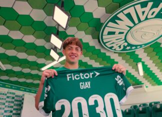 Giay renova com o Palmeiras até 2030 e diz: ‘O Flaco é um exemplo para mim’ – Nosso Palestra