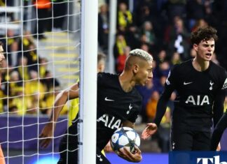 Late own goal rescues point for Spurs at Bodø/Glimt after Hauge double