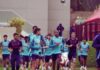 Filipe Luís comanda treino do Flamengo na Data FIFA