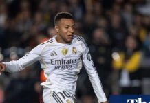 Champions League roundup: Mbappé hat-trick leads Real Madrid rout of Kairat