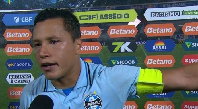 A frase de Marlon após Bragantino x Grêmio que viralizou na web: “O Grêmio está sendo roubado”