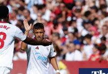 European football: Sevilla’s Alexis Sánchez launches rout of Barcelona