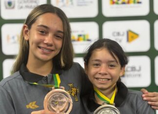 Judô: Ellen Souza é prata e Isabella Mattos leva o bronze no Brasileiro Sub-13 em João Pessoa