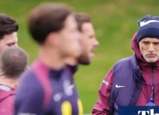 Tuchel insists England should embrace underdog status at 2026 World Cup