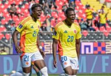 Reforço do Cruzeiro faz dois gols e Colômbia avança as quartas de final da Copa do Mundo Sub-20