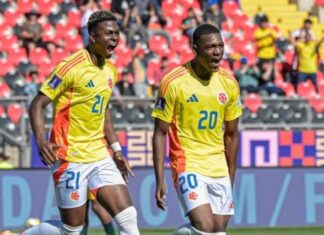 Reforço do Cruzeiro faz dois gols e Colômbia avança as quartas de final da Copa do Mundo Sub-20