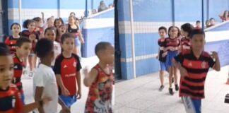 Vídeo viral revela 75,2% de jovens torcedores do Flamengo em Japeri