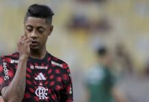 Bruno Henrique suspenso por 12 jogos: Flamengo aguarda novo julgamento no STJD