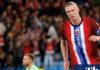 Erling Haaland hat-trick helps Norway sink Israel against backdrop of protests