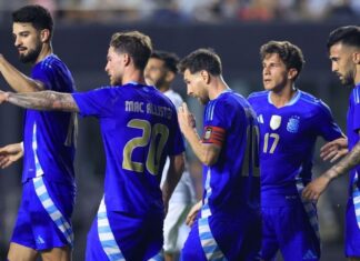 Com duas assistências de Messi e uma de Flaco López, Argentina enfia 6 a 0 em amistoso contra Porto Rico