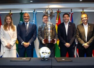 ‘Climão’ entre Bap e Leila marca reunião entre semifinalistas da Libertadores na sede da Conmebol