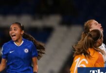 Alyssa Thompson adds sparkle to Chelsea’s WCL cruise against Paris FC