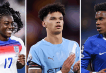 Golden Boy and Girl: England star Michelle Agyemang, Nico O’Reilly and Estevao nominated