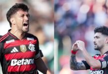 Arrascaeta se destaca como líder de assistências do Flamengo e artilheiro isolado da temporada