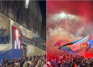 Gasperini appare in un video durante la festa dell’Atalanta, tifosi in delirio: che accoglienza per l’ex allenatore