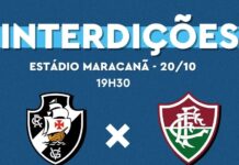 CET-Rio detalha interdições no entorno do Maracanã para Vasco x Fluminense