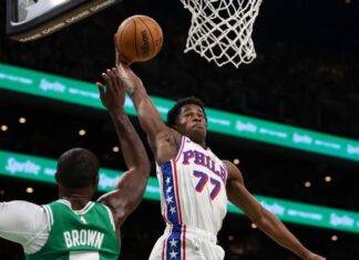 VJ Edgecombe, calouro dos 76ers, quebra recorde de LeBron James em estreia na NBA