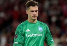 ‘Quase herói’, goleiro do Racing admite ‘raiva’ com gol do Flamengo e crava: ‘Vamos reverter em Avellaneda’
