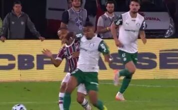 Meia do Palmeiras é suspenso pelo STJD por expulsão contra Fluminense; veja punição – Nosso Palestra