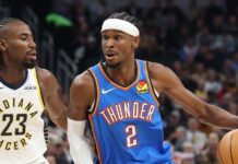 Em mais um jogo de duas prorrogações e recorde de Shai, Thunder bate os Pacers na reedição das finais da NBA