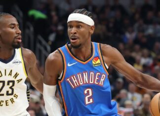 Em mais um jogo de duas prorrogações e recorde de Shai, Thunder bate os Pacers na reedição das finais da NBA