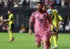 Messi faz dois e comanda vitória do Inter Miami sobre o Nashville nos playoffs da MLS