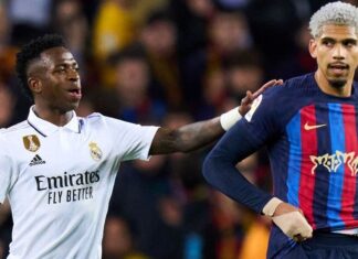 Como é encarar Vinicius Jr.? A resposta de Ronald Araújo após duelos quentes em Real Madrid x Barcelona que geraram até provocação