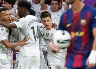 Real vence Barcelona em El Clásico de tirar o fôlego e dispara na liderança; Vini Jr. se revolta com substituição e sai xingando