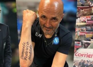 Spalletti allenatore alla Juve, l’ipotesi scatena i tifosi del Napoli: “E il tatuaggio?”