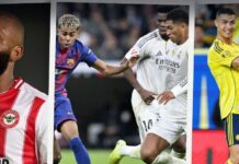 Real Madrid e Barcelona em El Clásico ‘quente’, brasileiro castigando Liverpool e 950 gols de CR7: o resumo do fim de semana pelo mundo