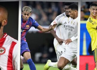Real Madrid e Barcelona em El Clásico ‘quente’, brasileiro castigando Liverpool e 950 gols de CR7: o resumo do fim de semana pelo mundo