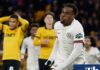 Gittens glistens as 10-man Chelsea edge seven-goal thriller against Wolves