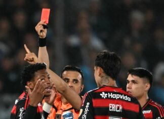 Gonzalo Plata expulso: Flamengo avalia contestar punição da Conmebol antes da final