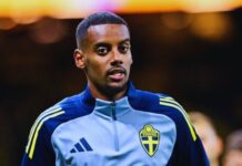Sweden boss Potter gives Alexander Isak fitness update after Liverpool absence