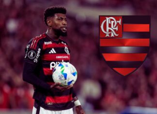 Emerson Royal é vaiado pela torcida e comenta: “Eu estava só para ajudar o Flamengo”