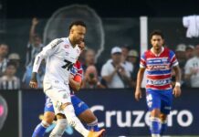 Fortaleza sai na frente, mas Neymar volta e arranca empate para o Santos na luta contra o Z-4 do Brasileirão