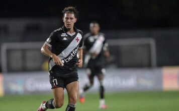 Nuno Moreira vai desfalcar o Vasco pela 1ª vez no Brasileiro