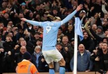 Erling Haaland dismisses Lionel Messi chat but goals speak for him