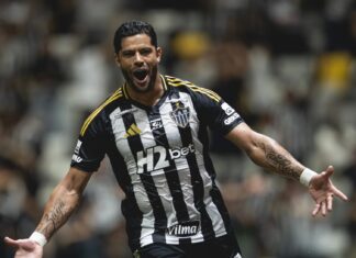 Com gol 500 de Hulk, Atlético domina e vence o Bahia na Arena MRV