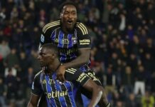 Pisa-Cremonese 1-0: Touré lancia i nerazzurri, Gilardino aggancia Cagliari e Lecce