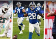 Colts voltam a vencer com show de Taylor, Patriots superam Buccaneers, e Dolphins surpreendem: o melhor da Semana 10 da NFL