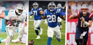 Colts voltam a vencer com show de Taylor, Patriots superam Buccaneers, e Dolphins surpreendem: o melhor da Semana 10 da NFL