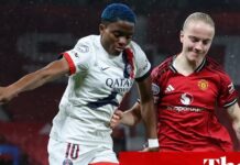 Manchester United v Paris Saint-Germain: Women’s Champions League – live