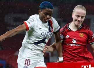 Manchester United v Paris Saint-Germain: Women’s Champions League – live
